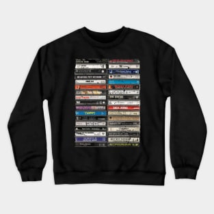 DarkWave 80's & 90's Cassete Tapes Crewneck Sweatshirt